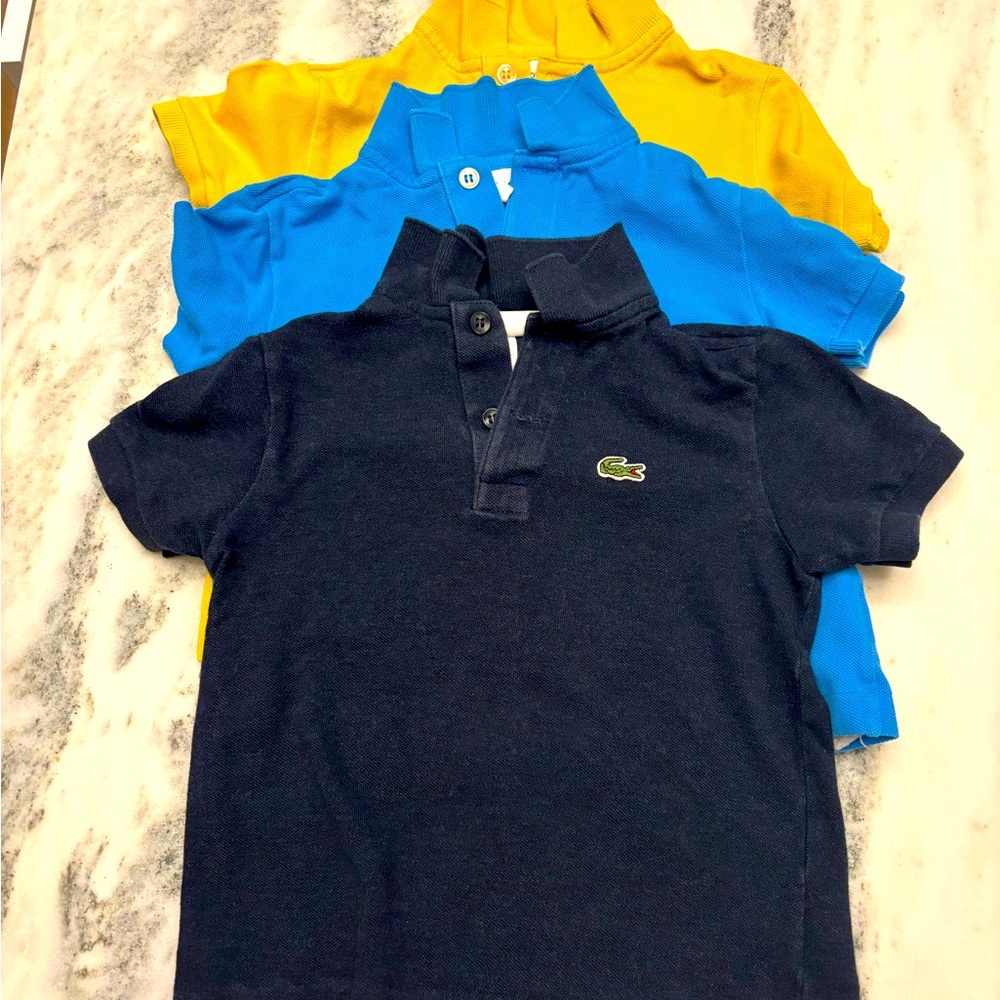 Lacoste Polo Bundle - boys size 4T